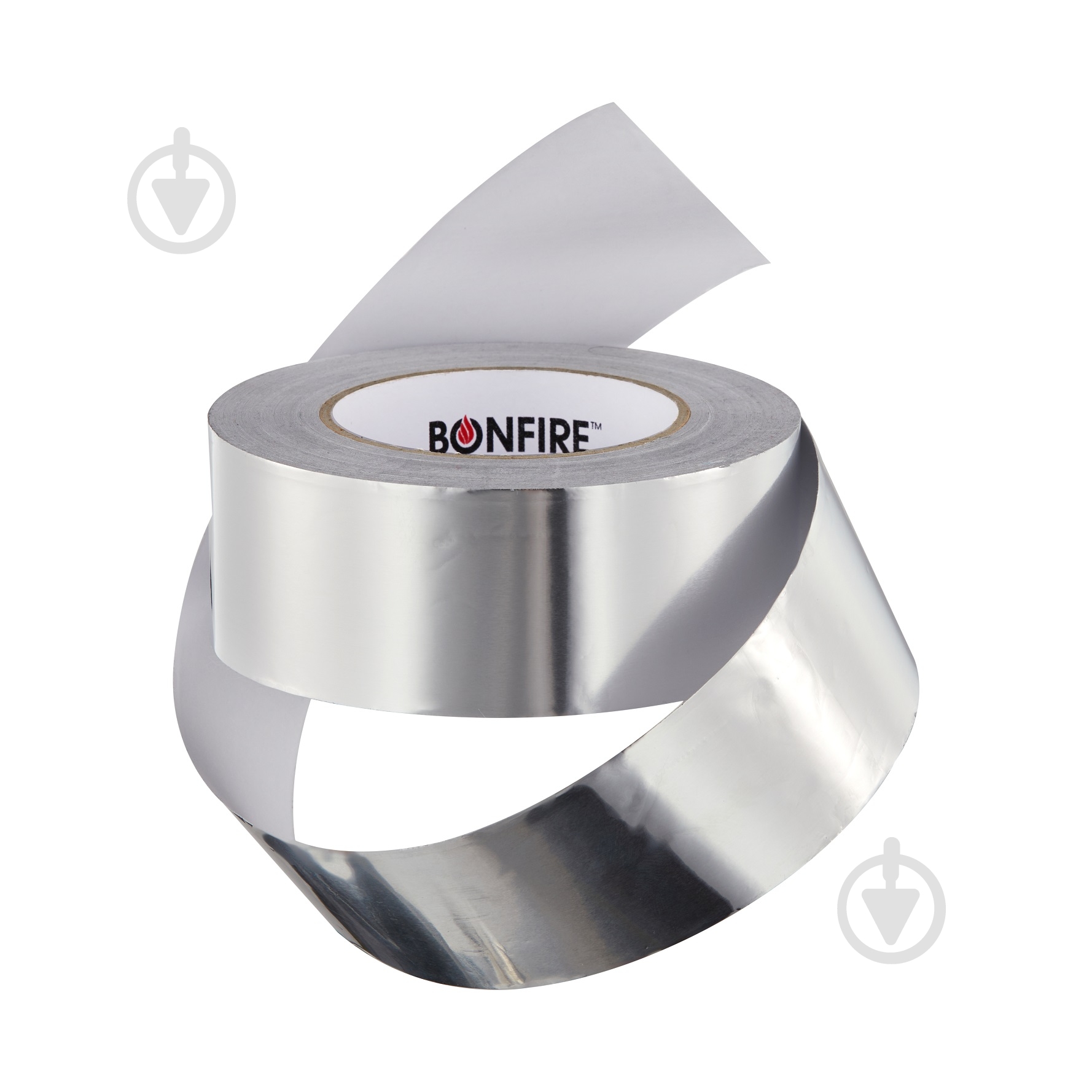 Клейкая лента алюминиевая высокотемпературная 120°C 50 мм х 50 м - фото 2