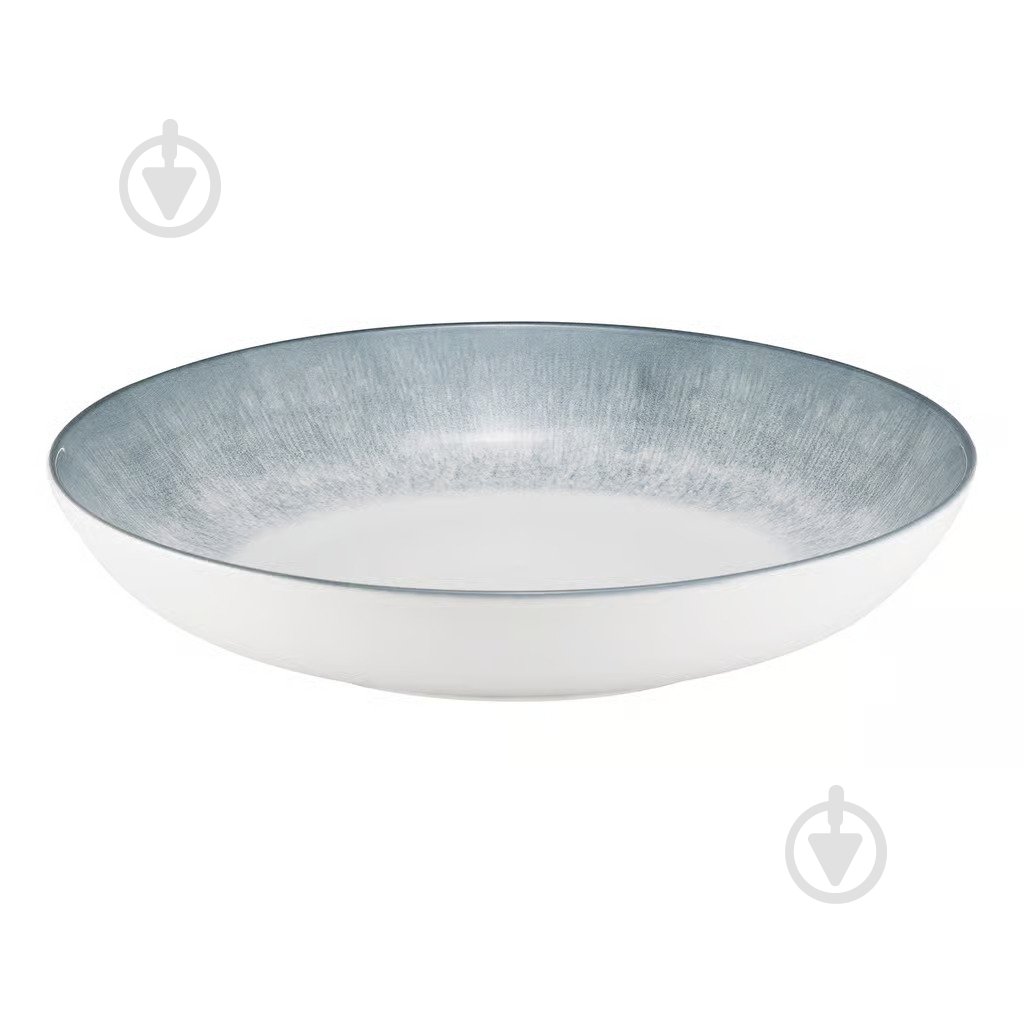 Тарілка для супу Ambition Aqua 23 см синьо-сіра - фото 1