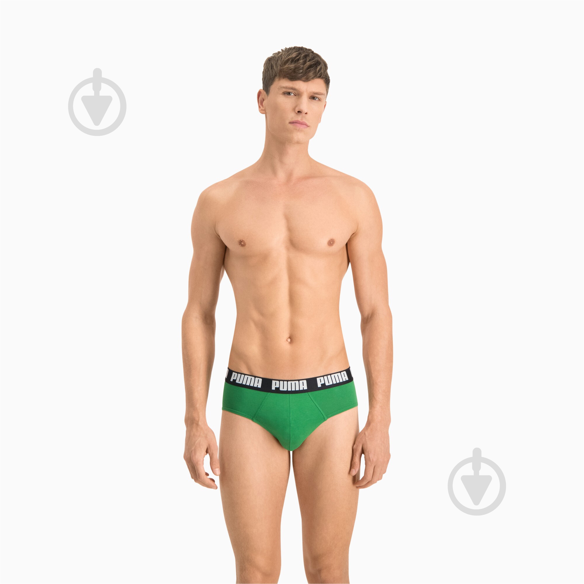 Труси чоловічі Puma 88910018 S чорний/зелений - фото 3