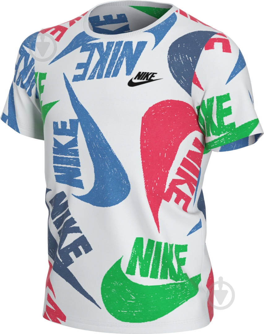 Футболка Nike B NSW TEE FW MARKER MASH CV2149-101 р.M білий - фото 1