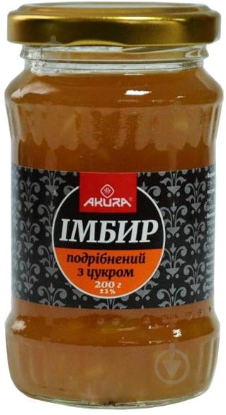 Имбирь Akura измельченный с сахаром 200 г - фото 1 Имбирь Akura измельченный с сахаром 200 г - фото 1