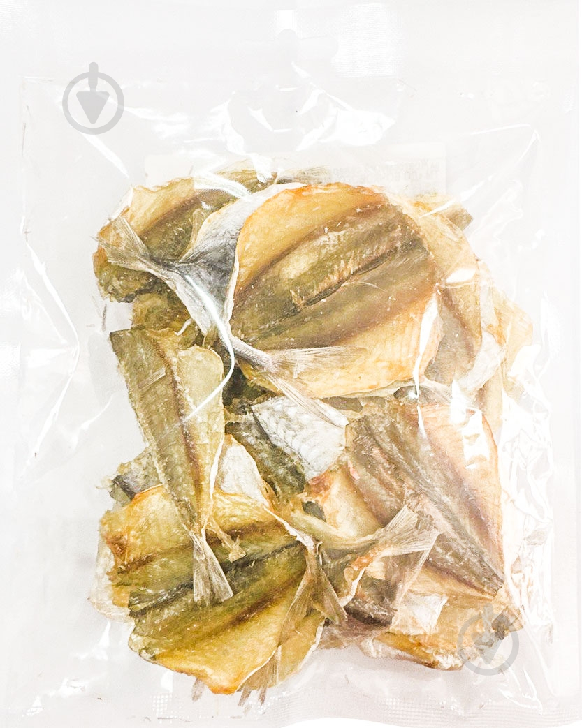 Желтополосный селар ДО БОЧКОВОГО солено-сушеный 100 г - фото 1