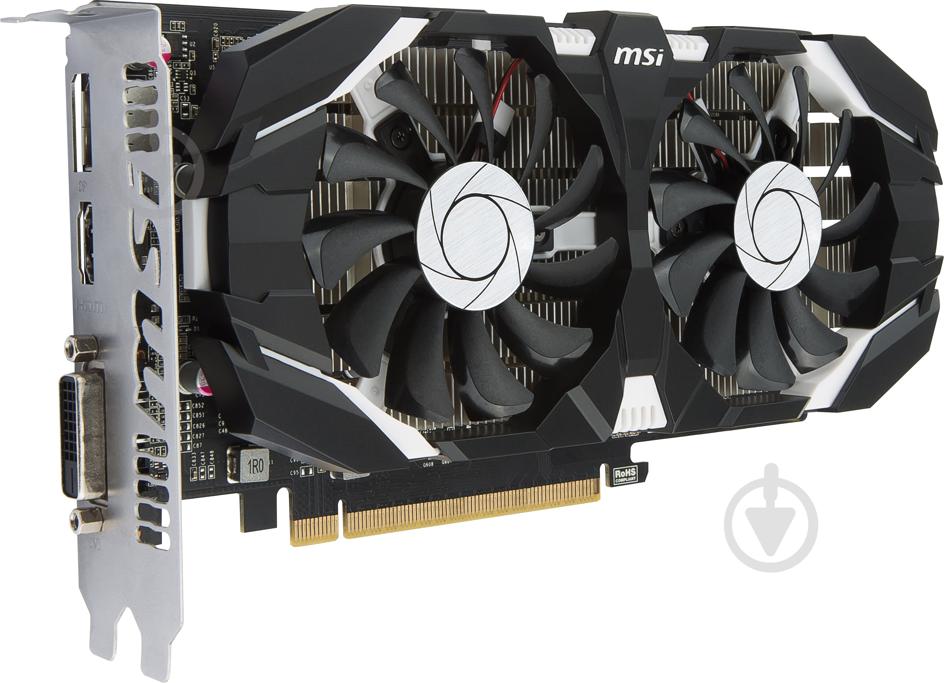 ᐉ Відеокарта MSI GeForce GTX 1050 Ti OC 4GB GDDR5 128bit