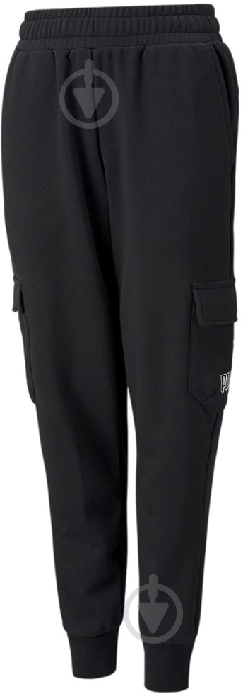 Брюки Puma Alpha Sweat Pants 53247801 р. 116 черный - фото 1