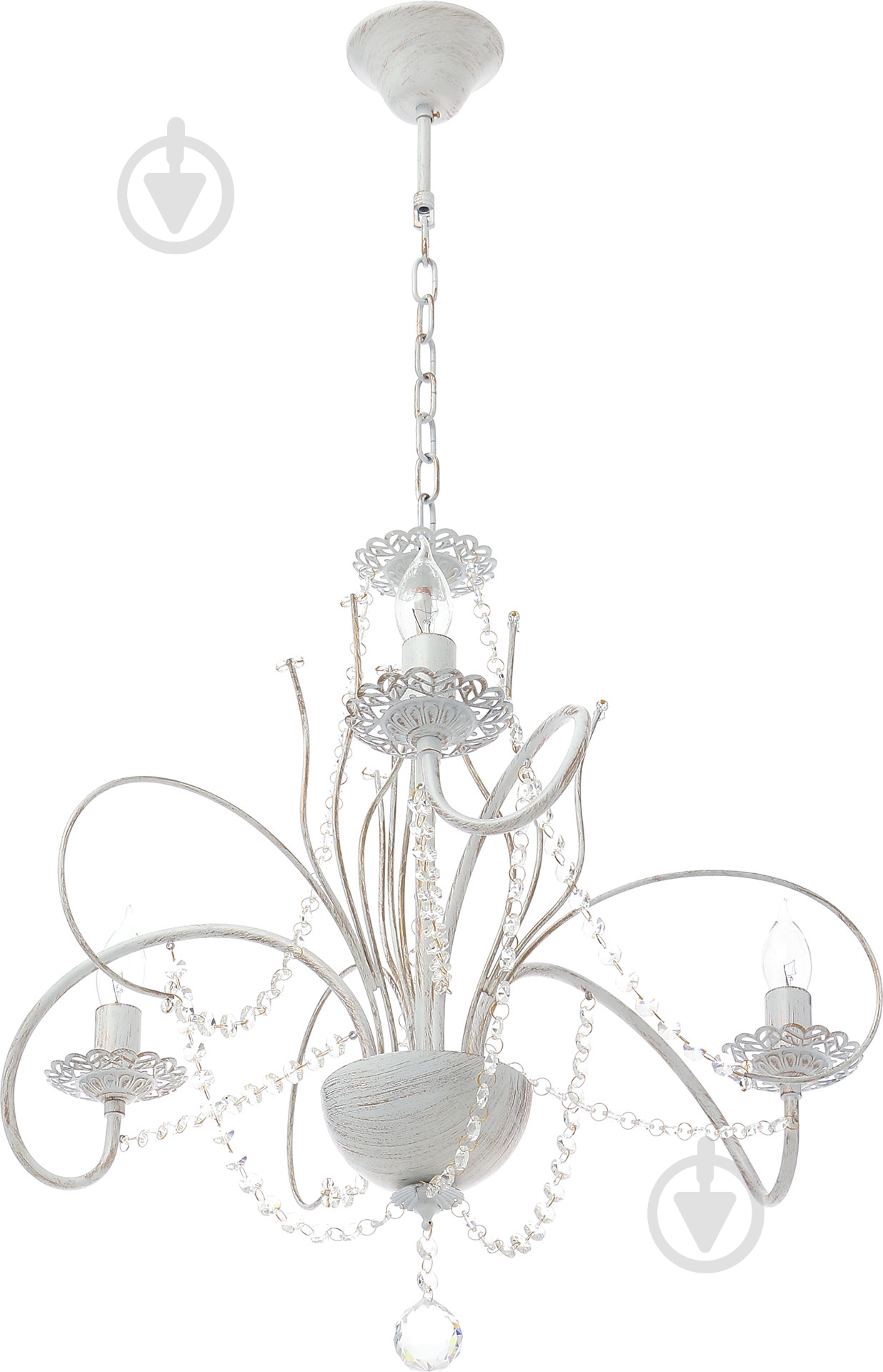 ВІТРИНА! Люстра підвісна Victoria Lighting 3xE14 білий Arfa/SP3 - фото 1 ВІТРИНА! Люстра підвісна Victoria Lighting 3xE14 білий Arfa/SP3 - фото 1