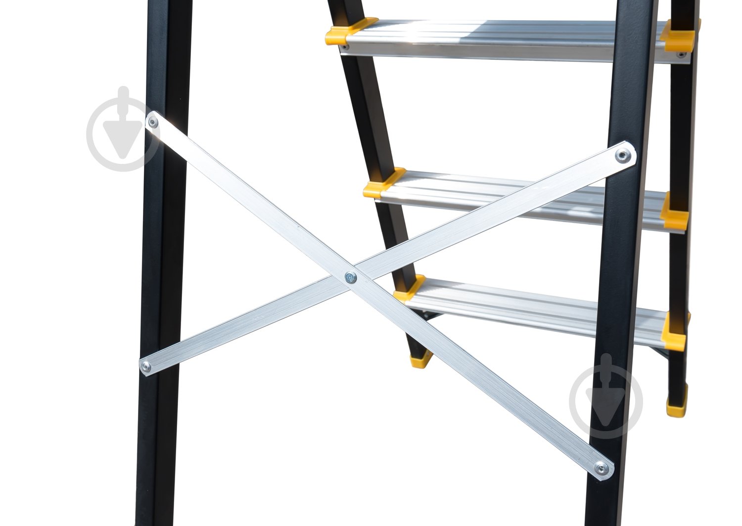 Лестница-стремянка MasterTool сталь+алюминий 5 ступеней h-1064 мм max 150 кг (79-1205) - фото 10 Лестница-стремянка MasterTool сталь+алюминий 5 ступеней h-1064 мм max 150 кг (79-1205) - фото 10