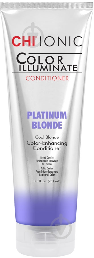 Кондиціонер тонувальний CHI Ionic Color Illuminate Platinum Blonde 251 мл - фото 1