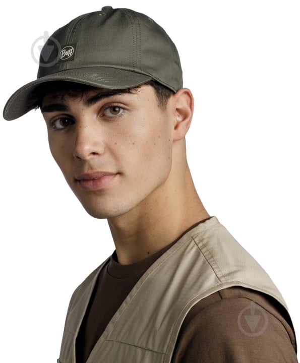 Кепка BUFF BASEBALL CAP 131299.846.10.00 os зеленый - фото 3