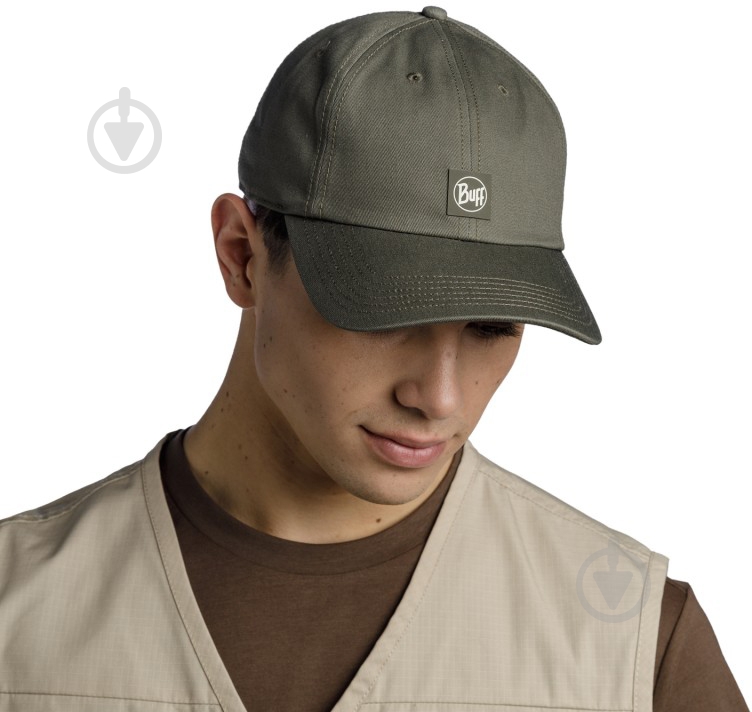 Кепка BUFF BASEBALL CAP 131299.846.10.00 os зеленый - фото 4