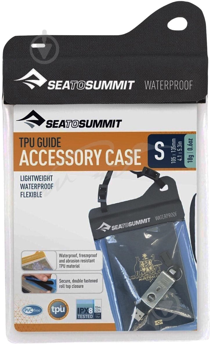 Гермочехол Sea To Summit TPU Accessory Case STS STS AACTPUSBK черный - фото 1 Гермочехол Sea To Summit TPU Accessory Case STS STS AACTPUSBK черный - фото 1