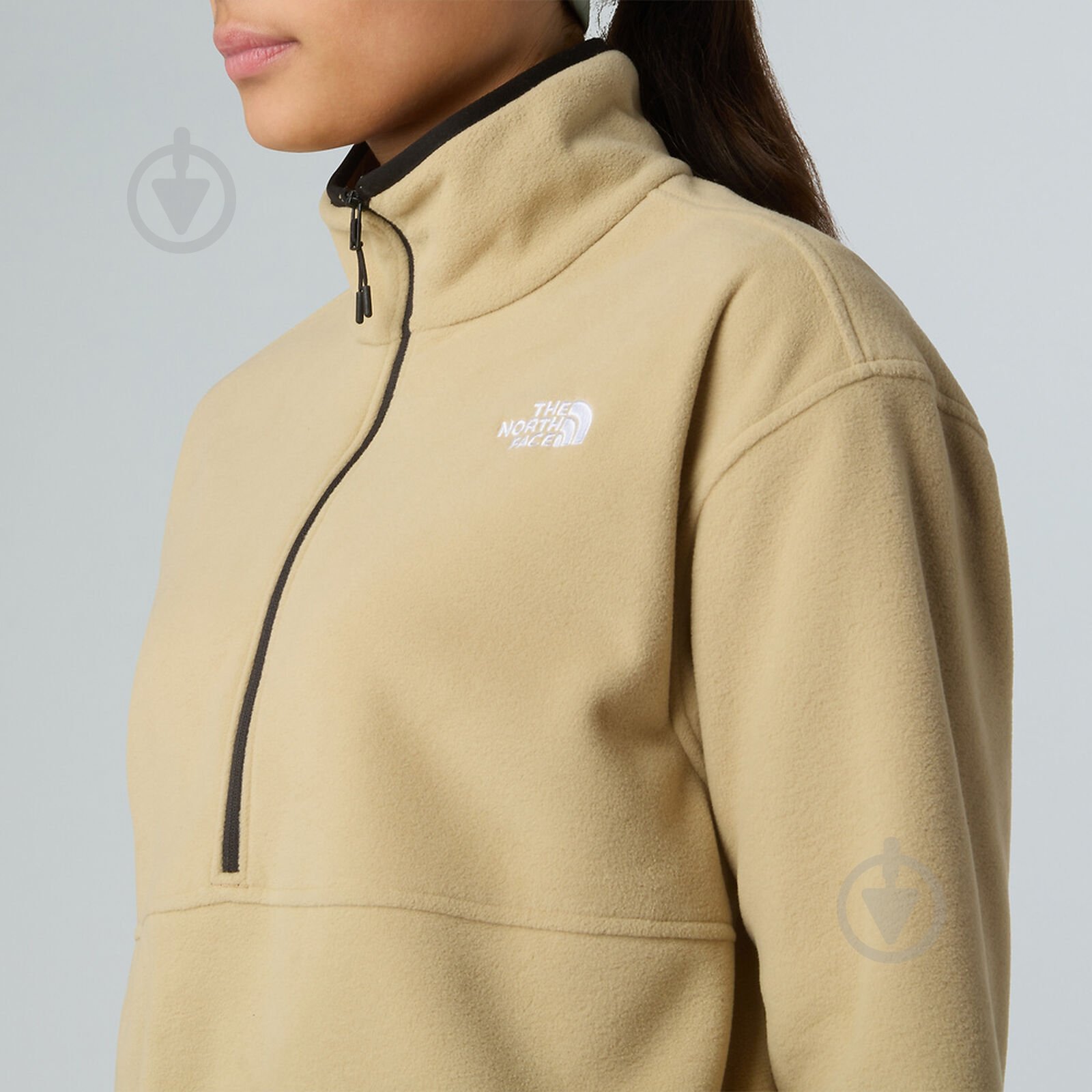Джемпер THE NORTH FACE W GLACIER FLEECE 1/2 ZIP SHORT JACKET NF0A8D2CLK51 - фото 3 Джемпер THE NORTH FACE W GLACIER FLEECE 1/2 ZIP SHORT JACKET NF0A8D2CLK51 - фото 3
