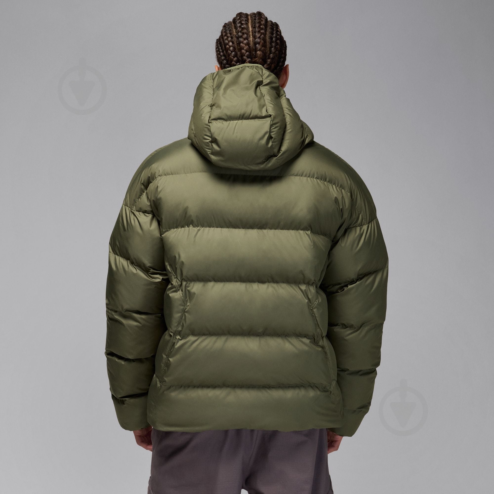Куртка чоловіча зимова Jordan Brooklyn Therma-FIT Puffer Jacket HV0532-222 р.M хакі - фото 2