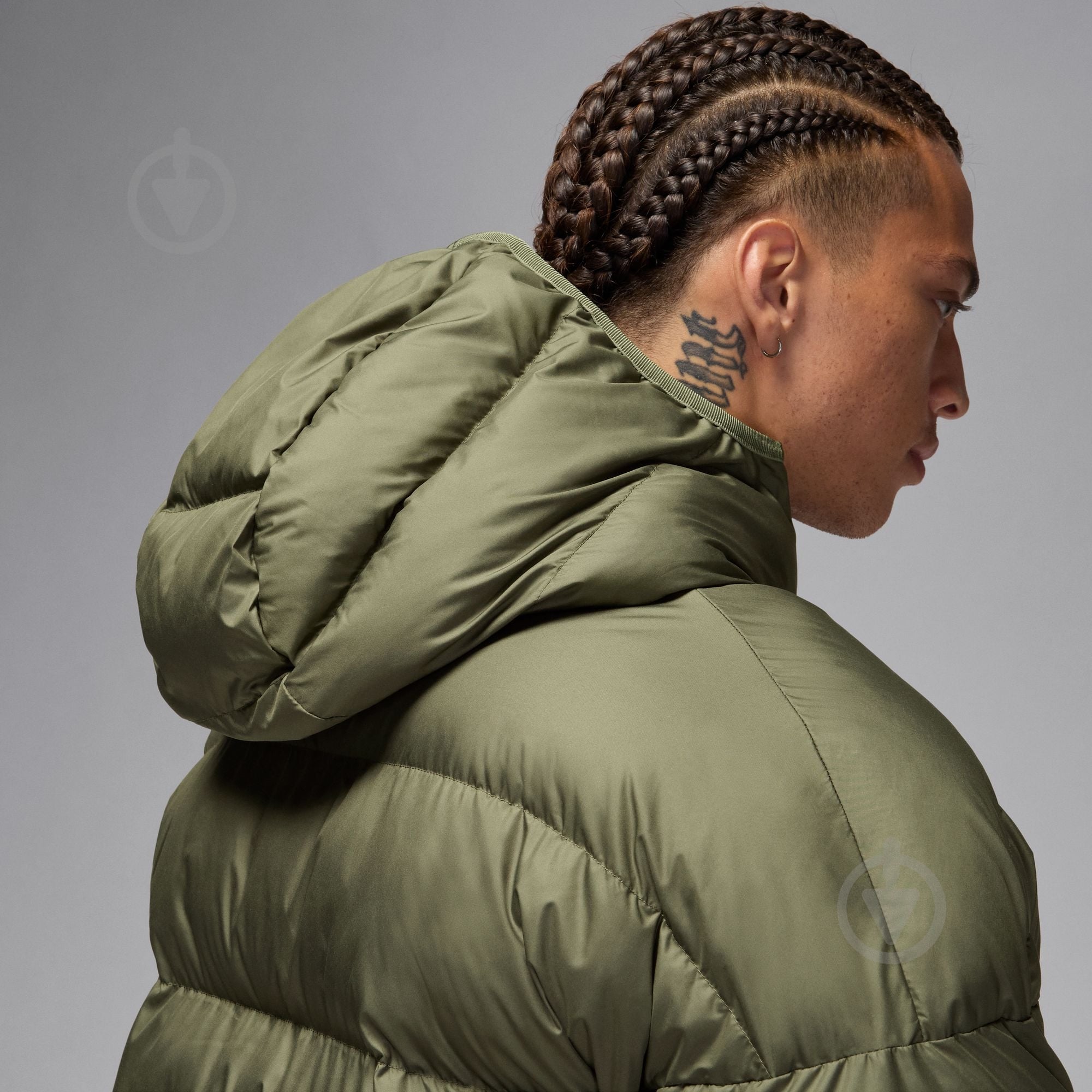 Куртка чоловіча зимова Jordan Brooklyn Therma-FIT Puffer Jacket HV0532-222 р.M хакі - фото 4
