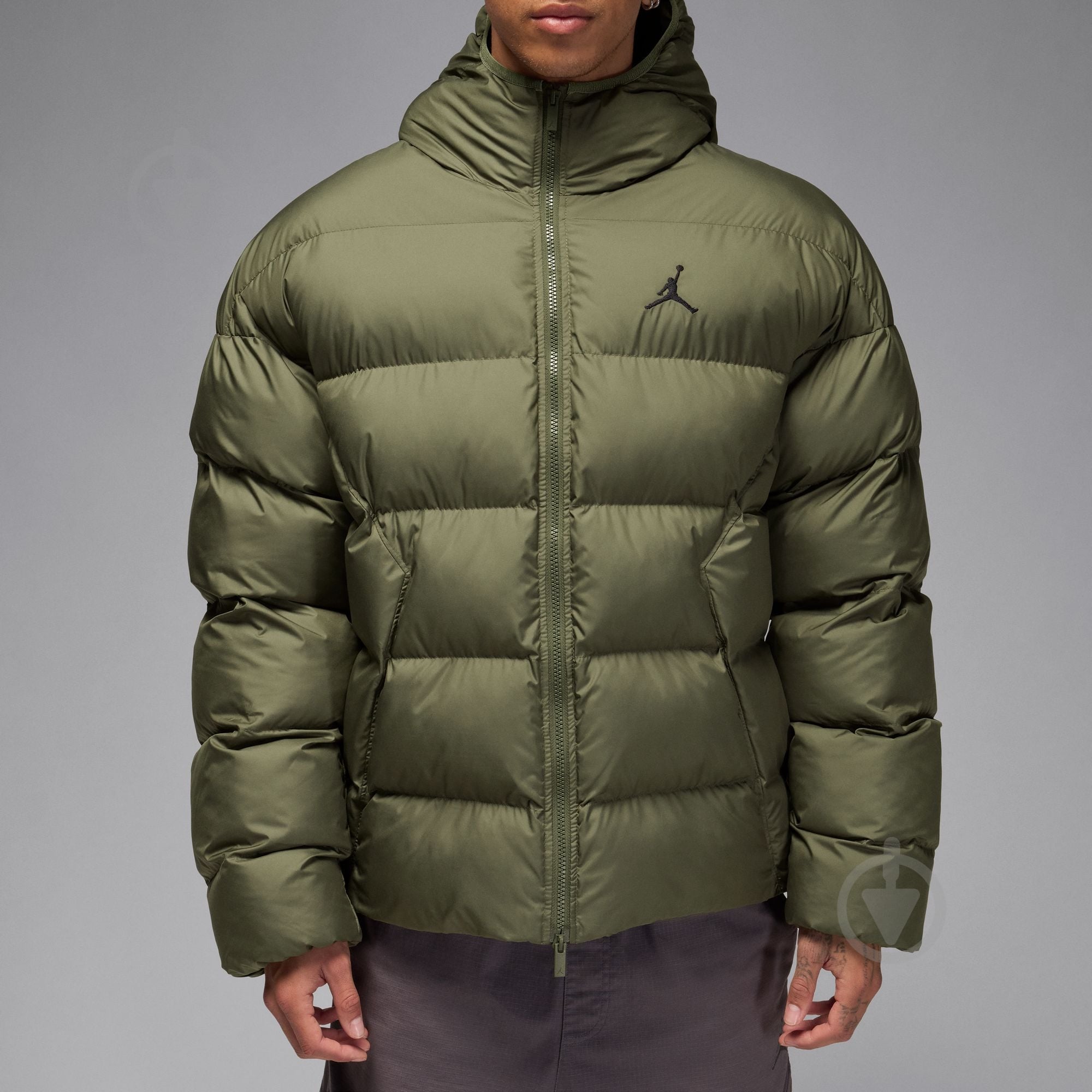 Куртка чоловіча зимова Jordan Brooklyn Therma-FIT Puffer Jacket HV0532-222 р.M хакі - фото 7