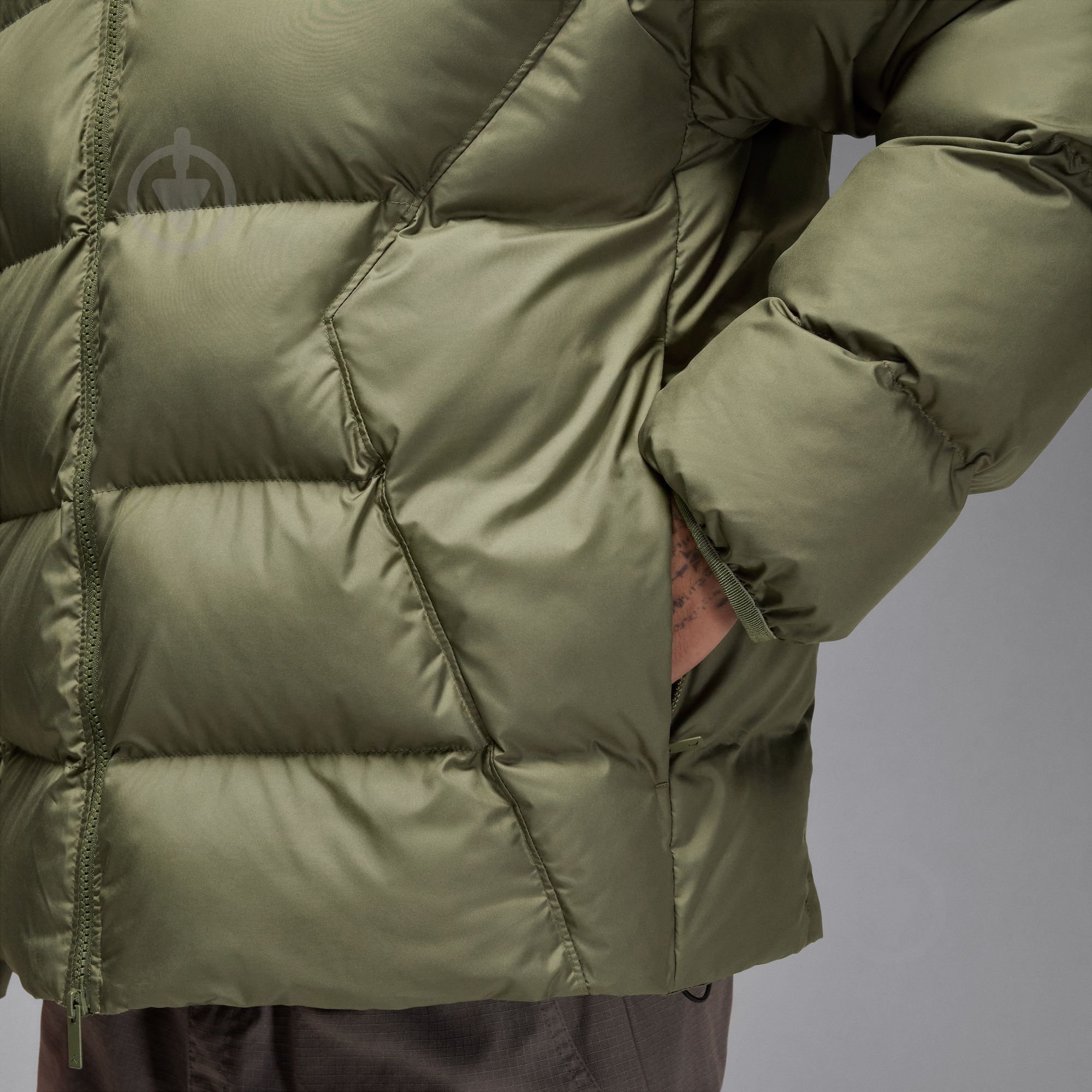 Куртка чоловіча зимова Jordan Brooklyn Therma-FIT Puffer Jacket HV0532-222 р.M хакі - фото 8