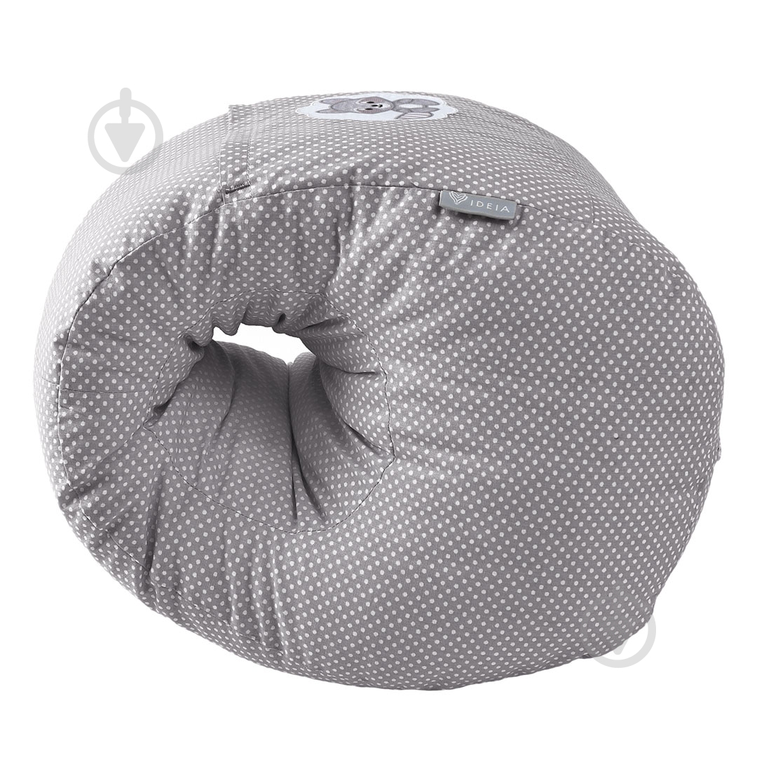 Подушка для годування Mini 30х28х30 см сіра IDEIA - фото 5 Подушка для годування Mini 30х28х30 см сіра IDEIA - фото 5