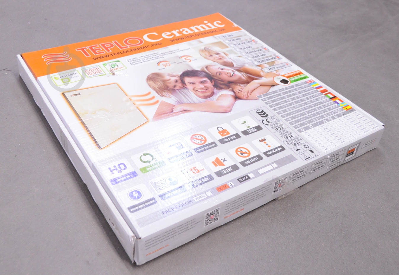 УЦЕНКА! Панель керамическая отопительная Teploceramic TC395 beige marble (УЦ №55) - фото 8