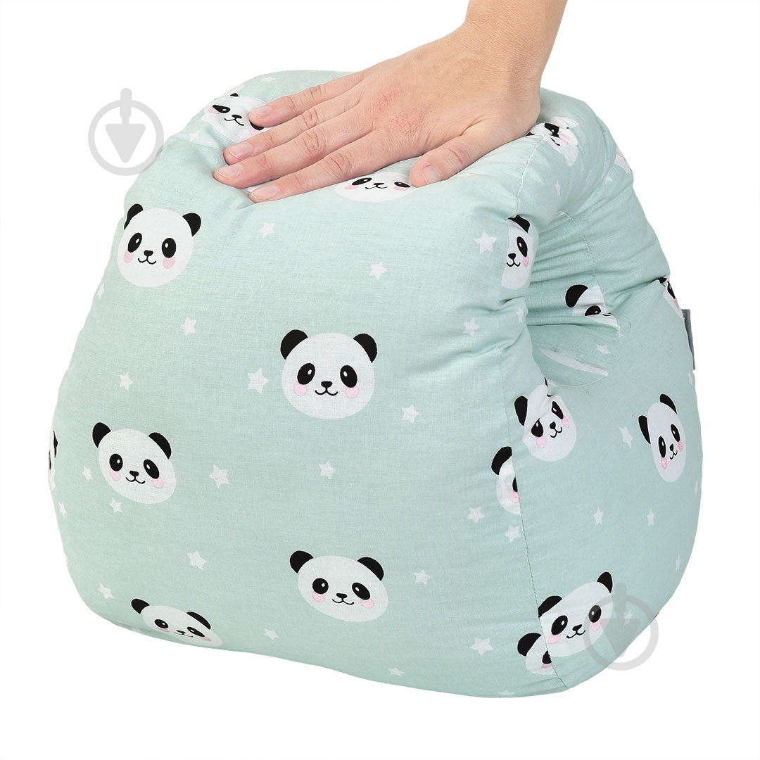 Подушка для кормления Mini Панда 30х28х30 см мята IDEIA - фото 8