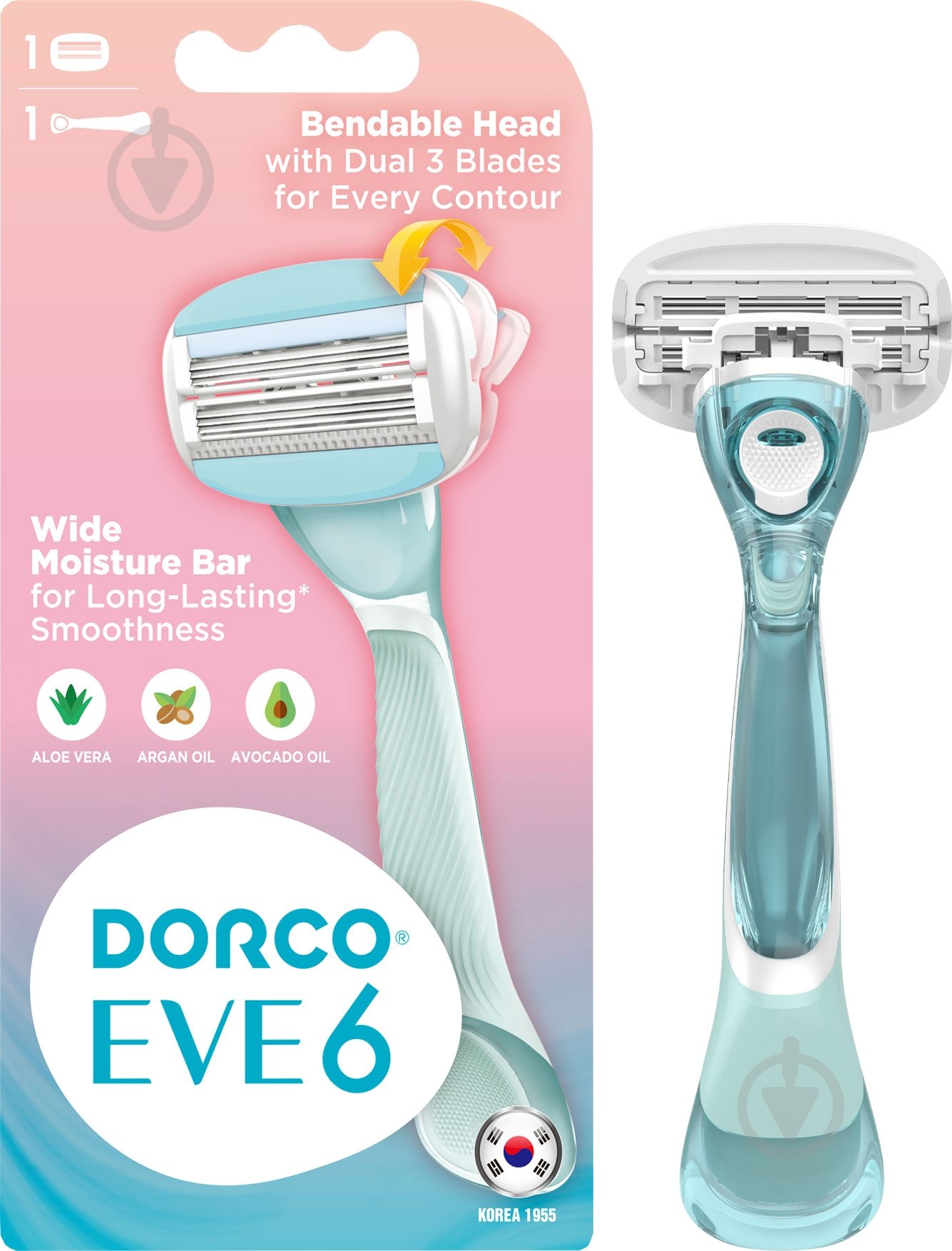 Бритва DORCO EVE6 1 шт. - фото 1