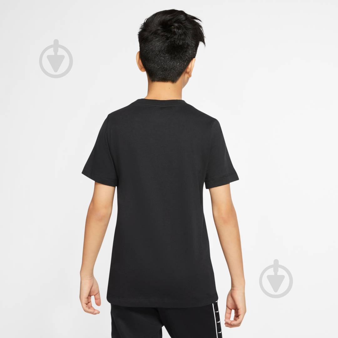 Футболка Nike B NSW TEE SWOOSH RIM CV2165-010 р.L черный - фото 5