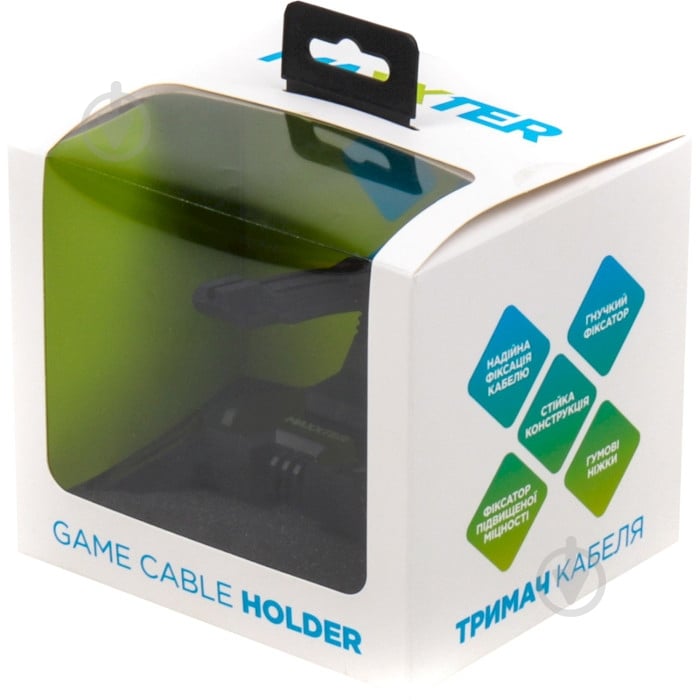 Держатель для кабеля Maxxter Game Cable Holder черный (KH-101) - фото 3