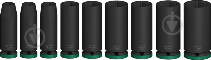 Набор головок 1/2" Bosch PRO Deep 9 шт. 2608003040 - фото 2 Набор головок 1/2" Bosch PRO Deep 9 шт. 2608003040 - фото 2