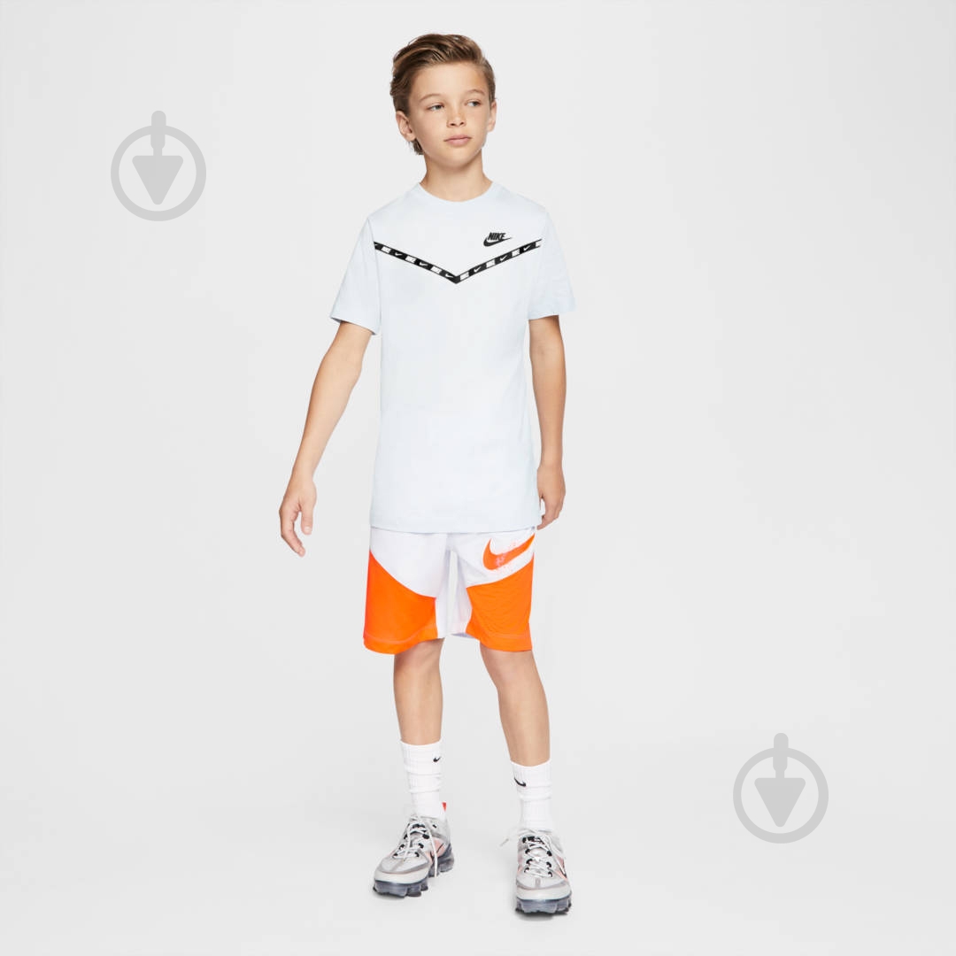 Футболка Nike B NSW TEE WR CHEVRON CV2167-100 р.S белый - фото 6