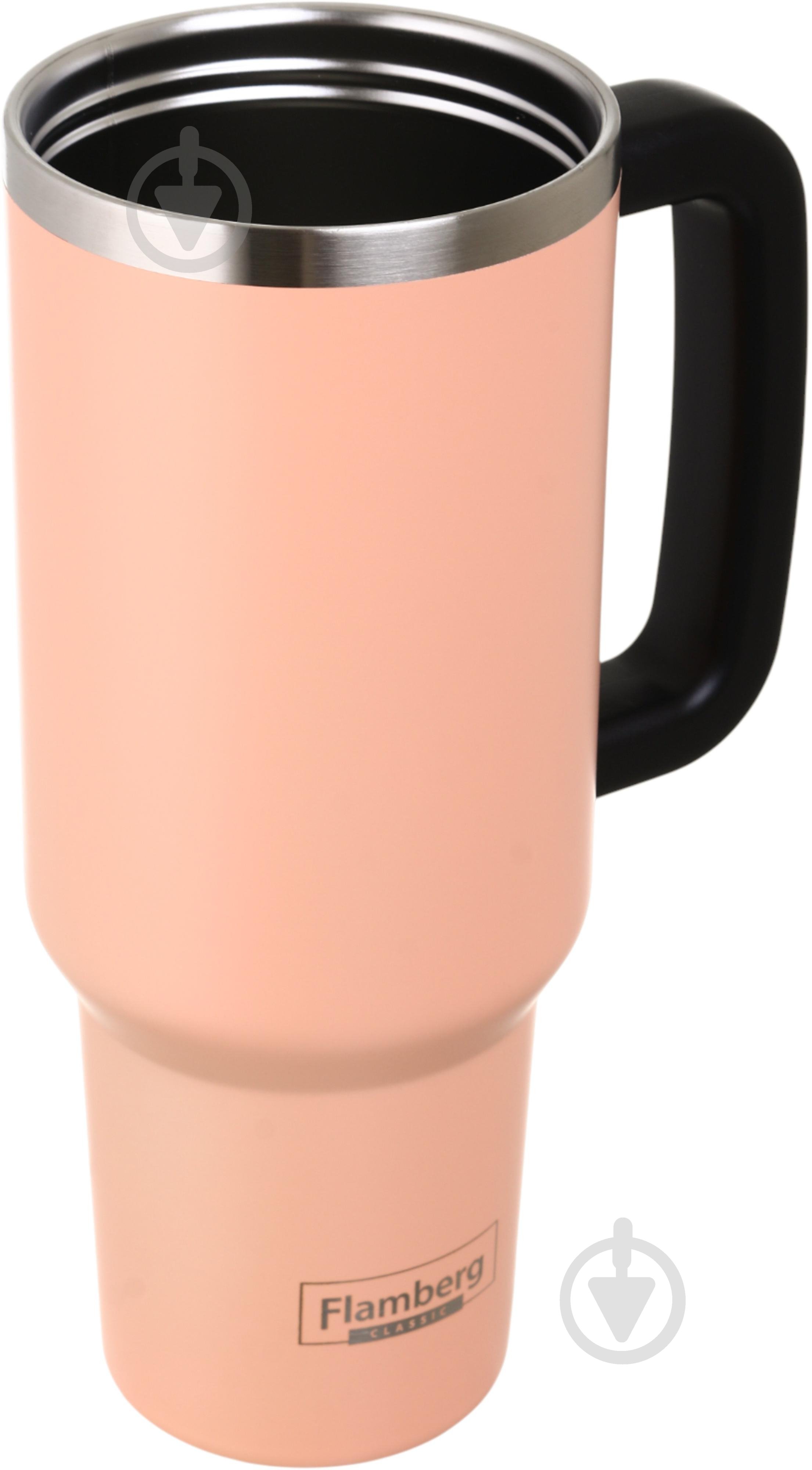 Термочашка Flamberg Peachy mood 1200 мл персиковый - фото 2