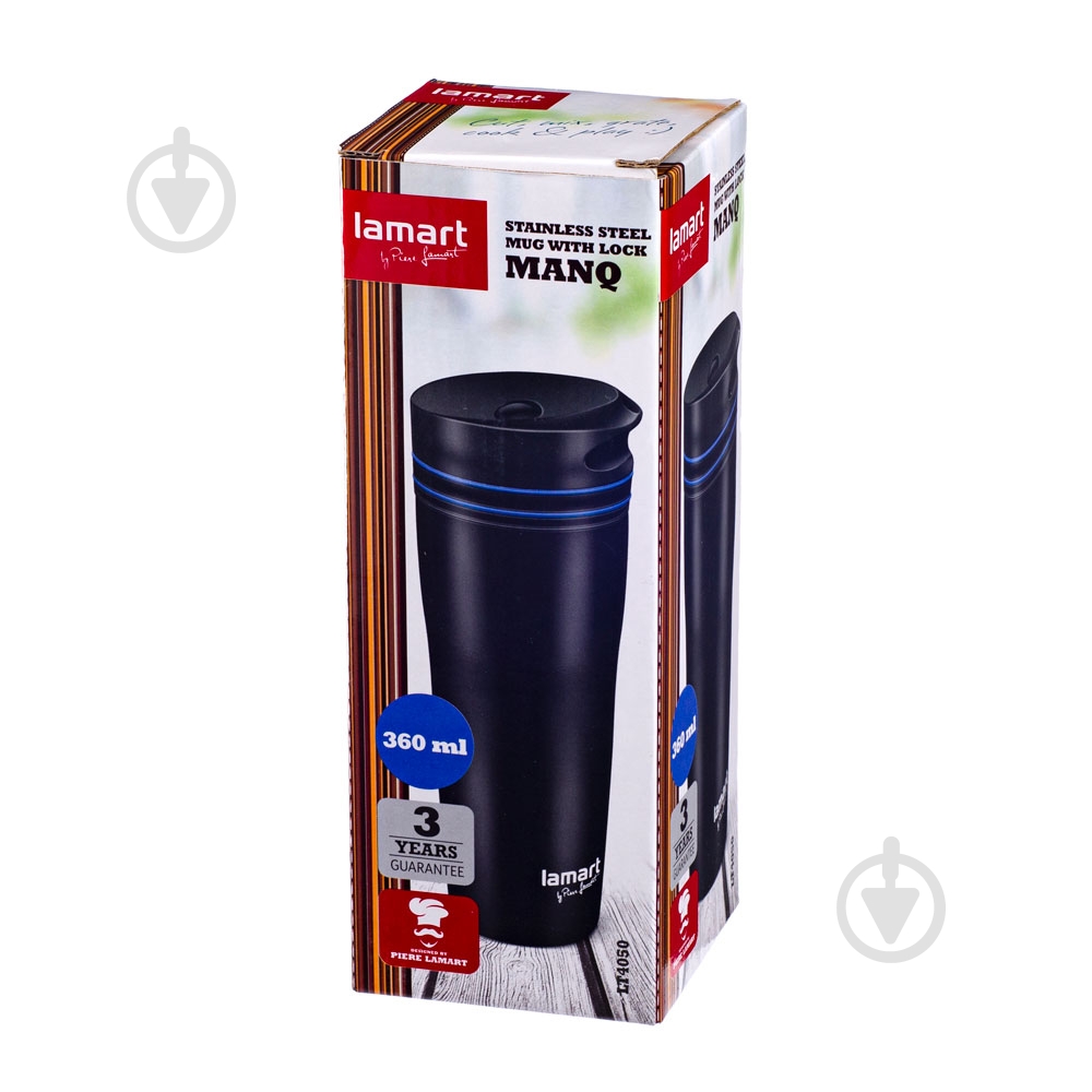 Термочашка Lamart Manq 360 мл LT4050 - фото 5