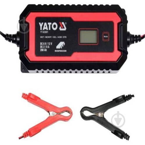 Зарядное устройство автономное YATO 2 А (YT-83001) - фото 1 Зарядное устройство автономное YATO 2 А (YT-83001) - фото 1