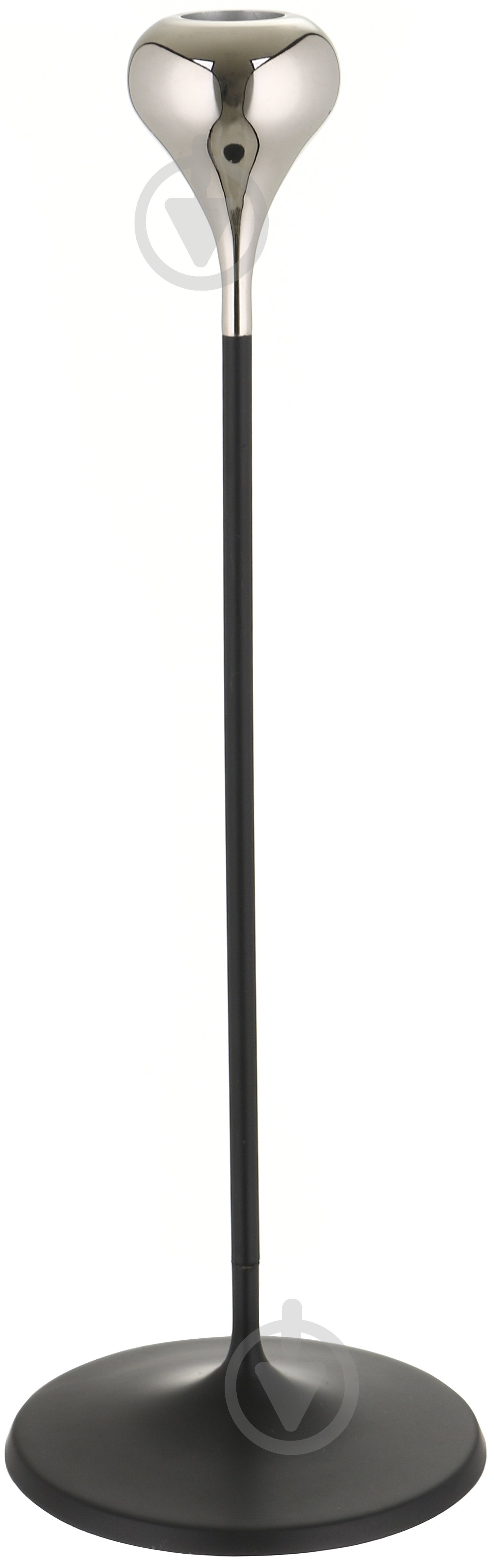 Подсвечник HAMPI 11х33 см латунь черный - фото 1