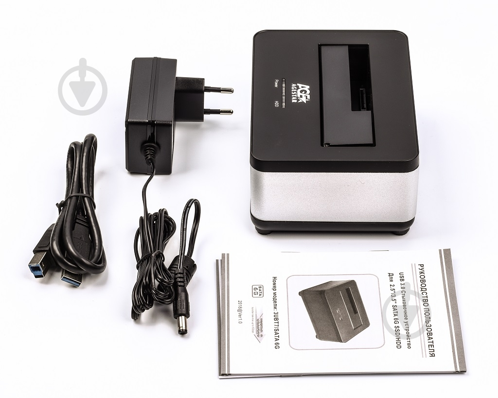 Док-станция Agestar USB3.0 3UBT7 (Silver) - фото 3