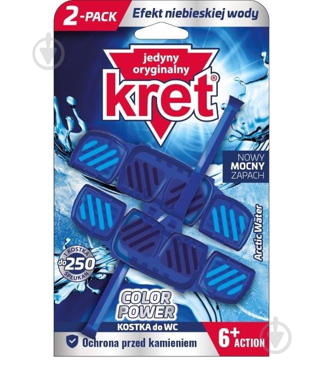 Туалетный блок Kret Arctic Water 2х40 г - фото 1 Туалетный блок Kret Arctic Water 2х40 г - фото 1