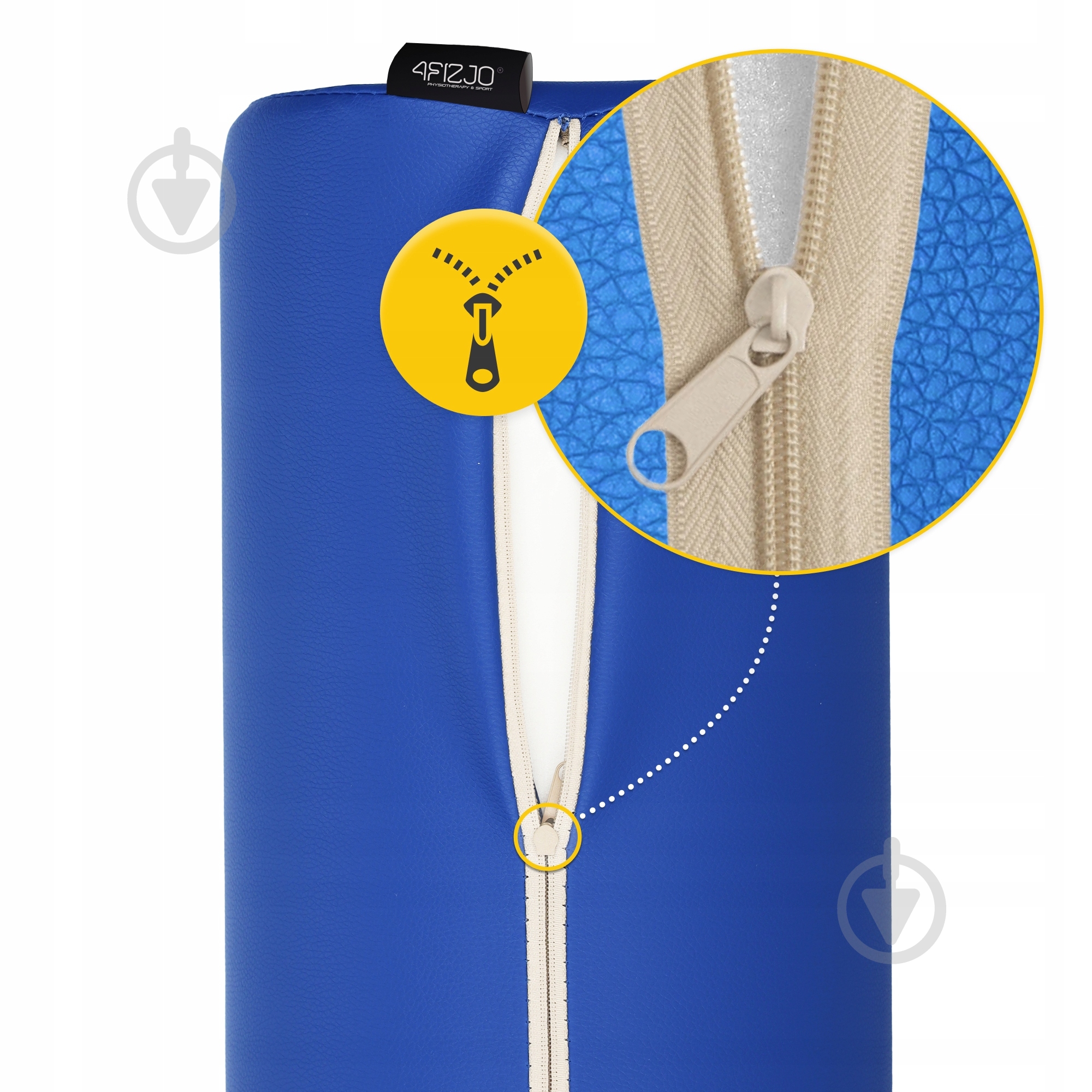 Валик массажный 4fizjo 60 x 15 см 4FJ0585 Blue (P-5907739319739) - фото 2