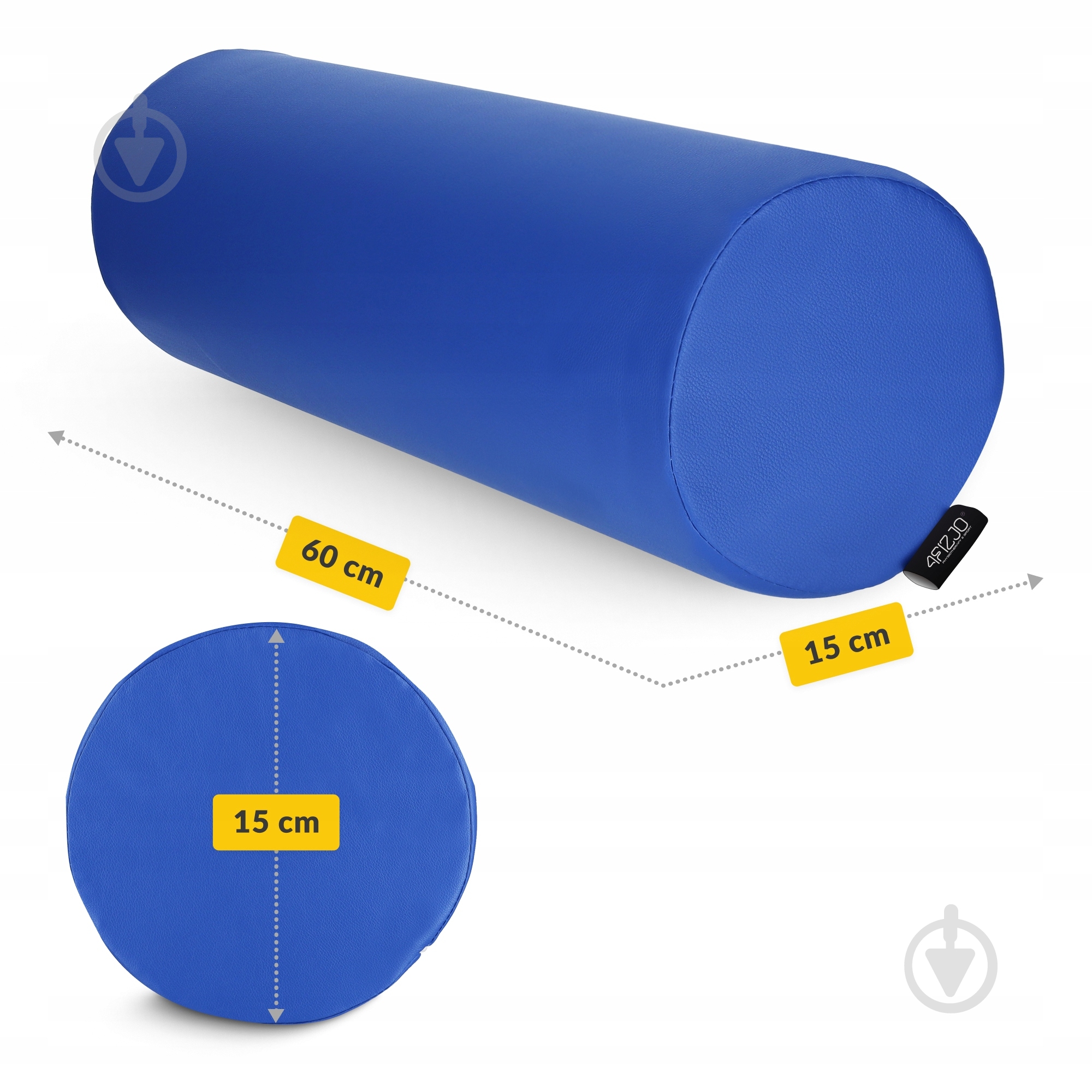 Валик массажный 4fizjo 60 x 15 см 4FJ0585 Blue (P-5907739319739) - фото 5