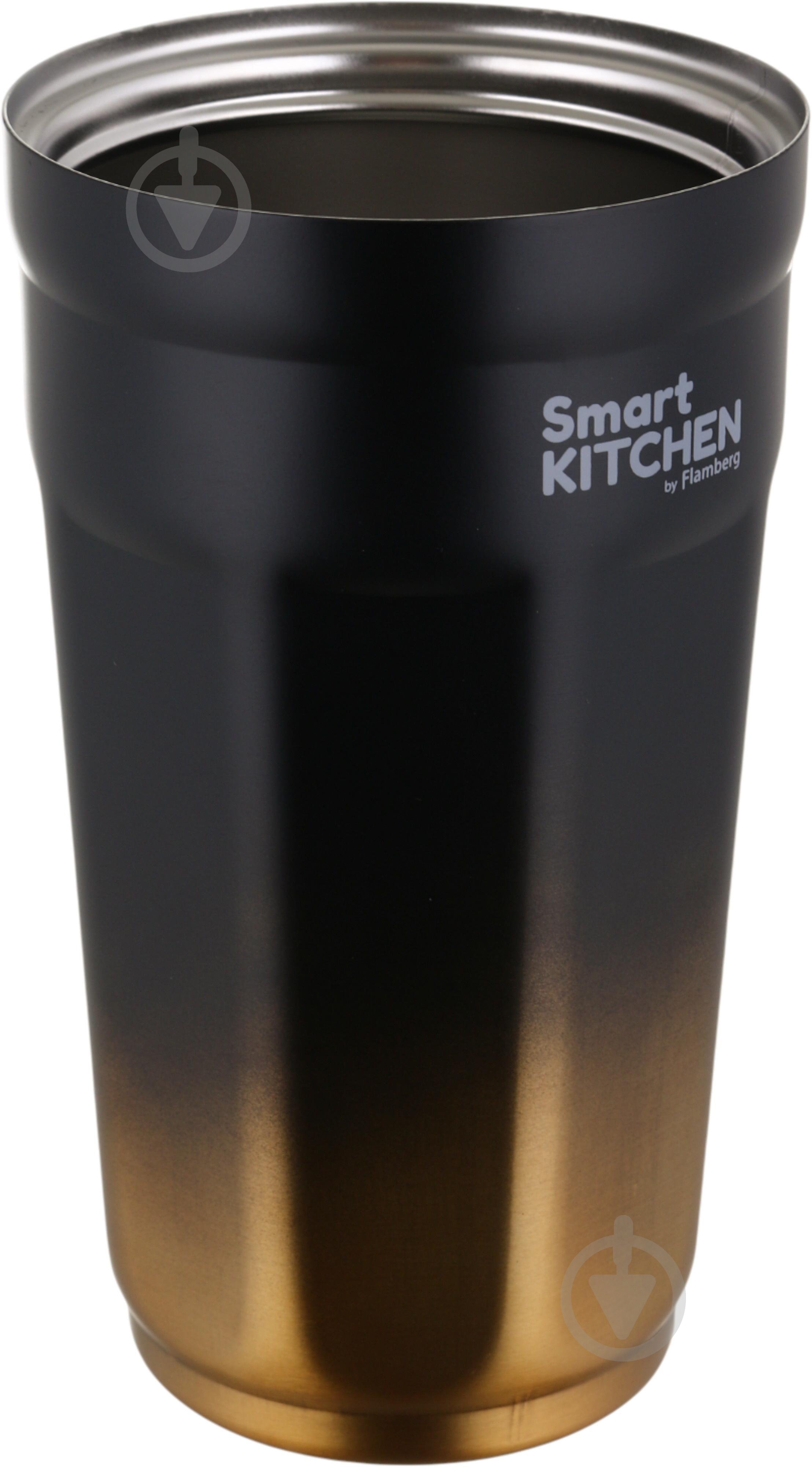 Термочашка Flamberg Terra 450 мл чорний/коричневий - фото 8 Термочашка Flamberg Terra 450 мл чорний/коричневий - фото 8