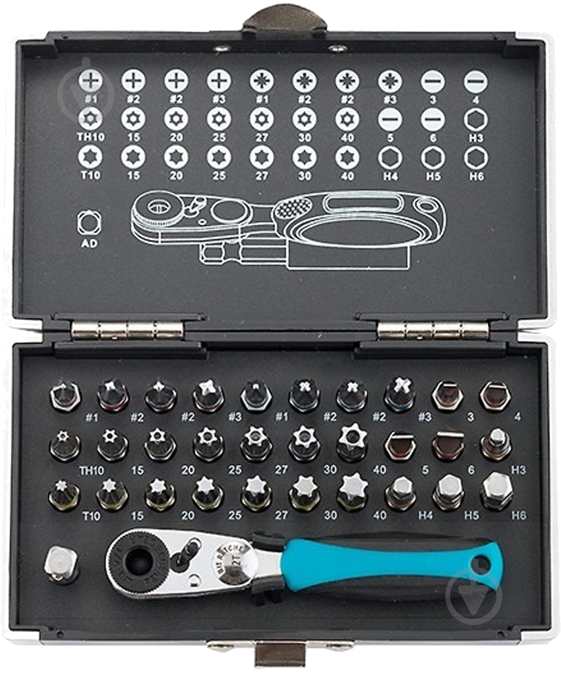 Набор бит Gross 33 шт. 11365 - фото 1 Набор бит Gross 33 шт. 11365 - фото 1