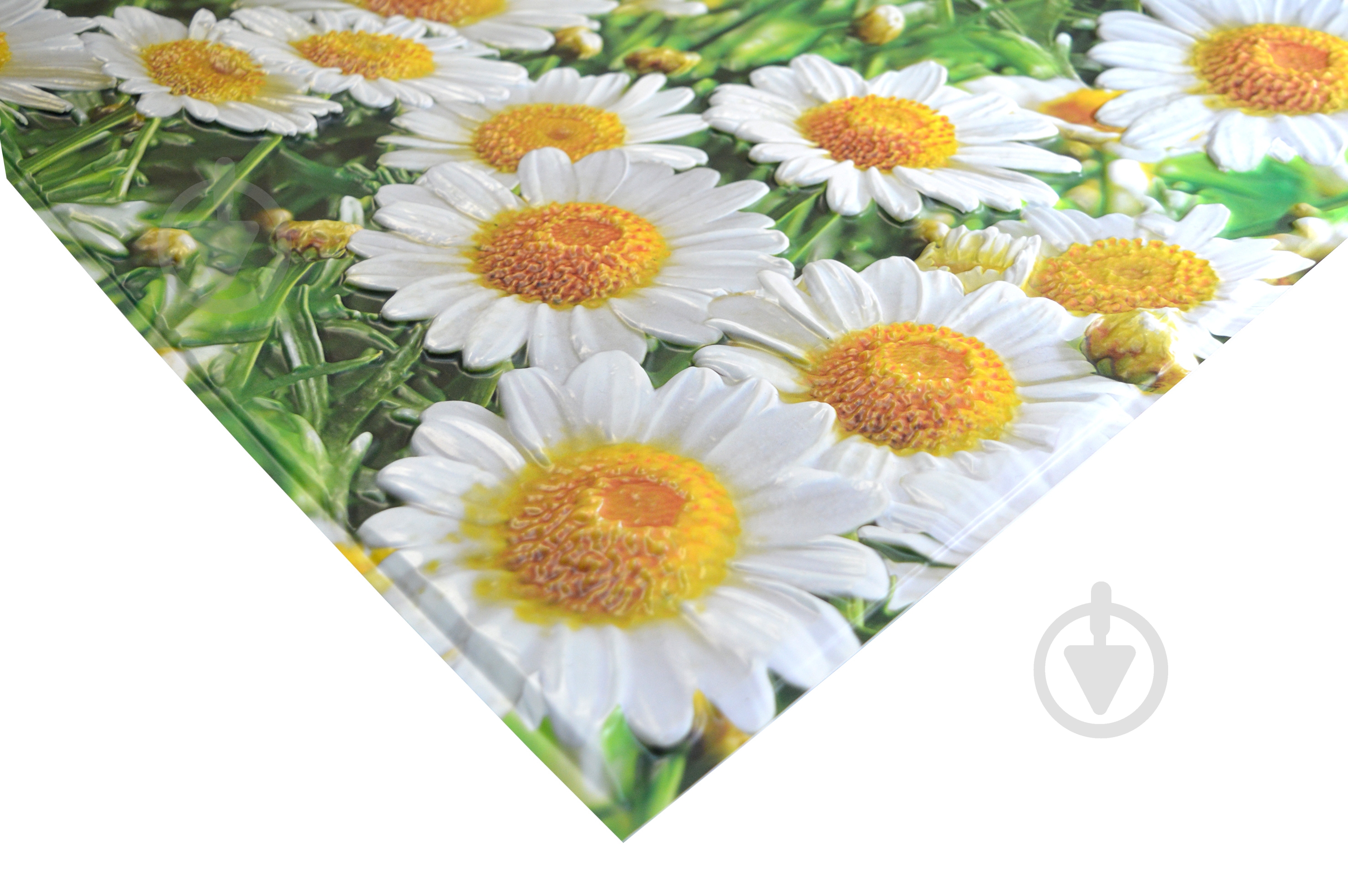 3D-панель с ПВХ Ромашки 602х1002 мм - фото 2 3D-панель с ПВХ Ромашки 602х1002 мм - фото 2