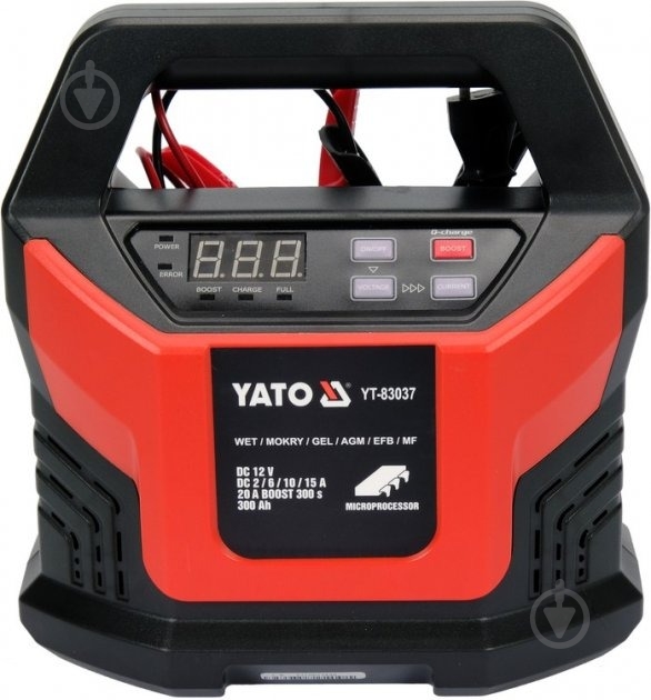 Зарядное устройство YATO 300 А/год (YT-83037) - фото 1 Зарядное устройство YATO 300 А/год (YT-83037) - фото 1
