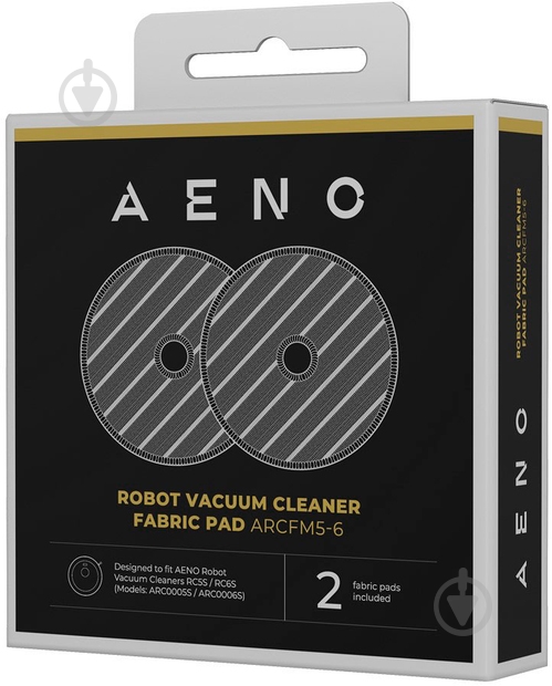 Сменная насадка AENO для робота-пылесоса AENO RC5S/RC6S (ARCFM5-6) 2 шт - фото 2 Сменная насадка AENO для робота-пылесоса AENO RC5S/RC6S (ARCFM5-6) 2 шт - фото 2