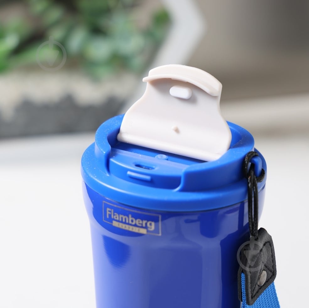 Термочашка Flamberg Mahoney 400 мл синий - фото 5