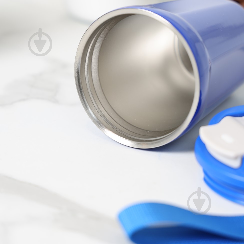 Термочашка Flamberg Mahoney 400 мл синий - фото 11