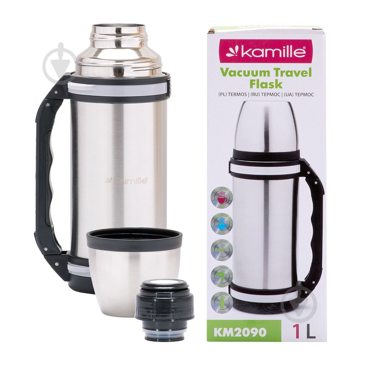 Термос Kamille 1 л KM-2090 - фото 4