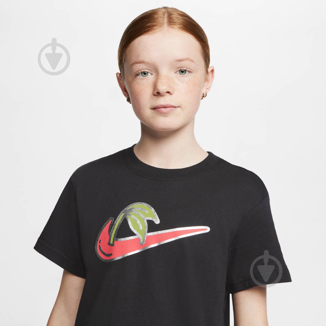 Футболка Nike G NSW TEE DPTL PICNIC CV2191-010 р.XS чорний - фото 6