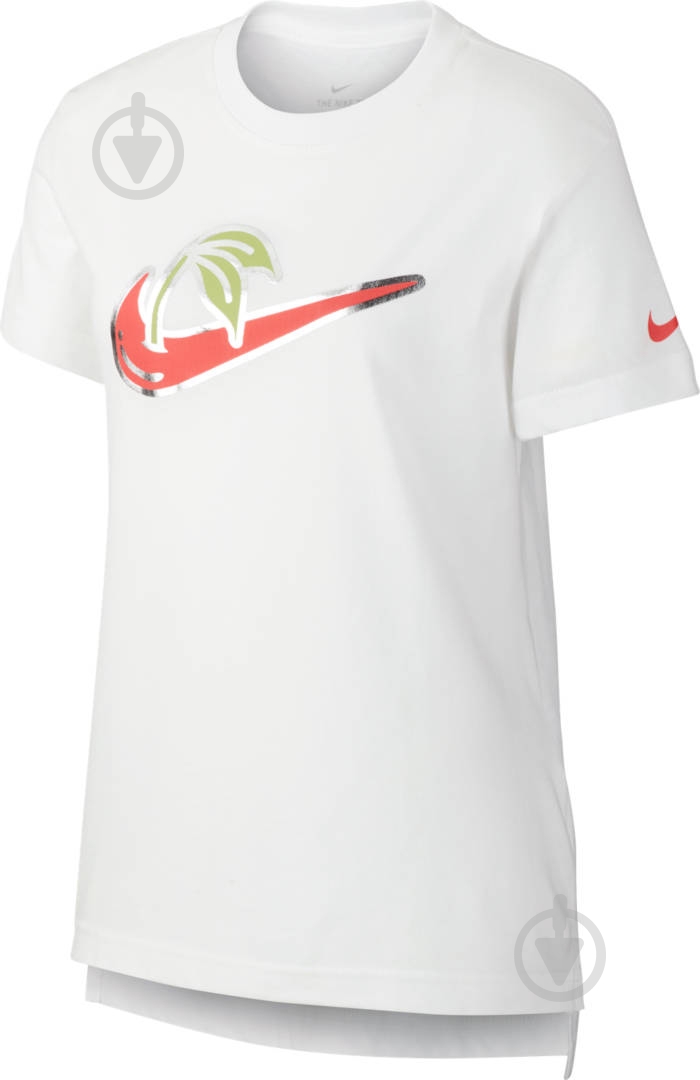 Футболка Nike G NSW TEE DPTL PICNIC CV2191-100 р.M белый - фото 1