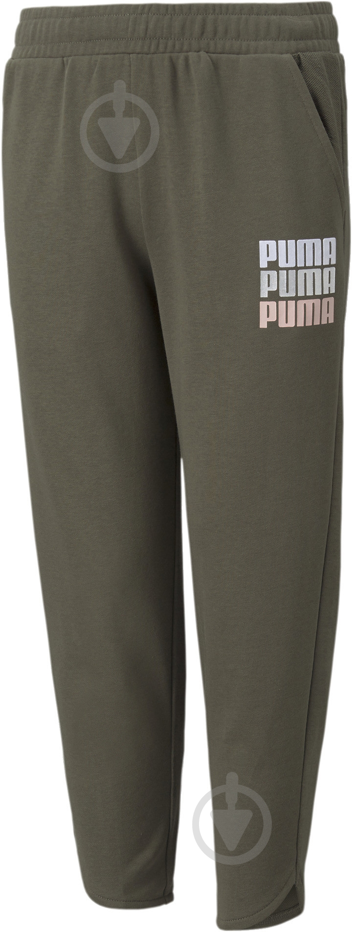 Брюки Puma Alpha 7 8 Pants 58923744 р. 152 хаки - фото 1