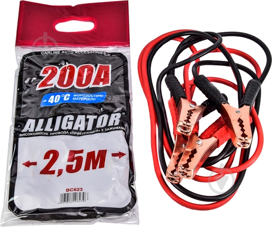 Старт-кабель CarLife BC623 200 A 2,5 м - фото 2 Старт-кабель CarLife BC623 200 A 2,5 м - фото 2