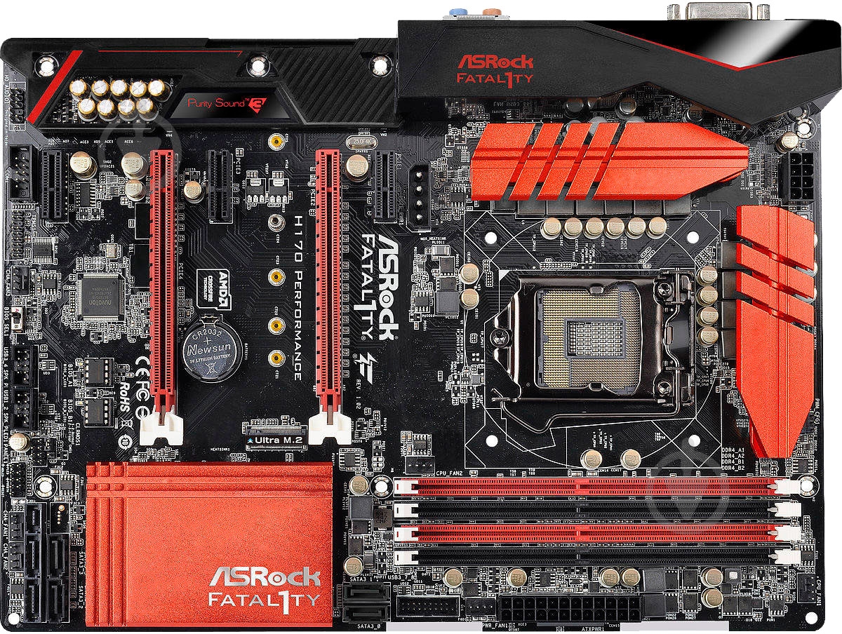 Материнская плата ASRock H170_PERFORMANCE (Socket 1151, Intel H170, ATX) - фото 1