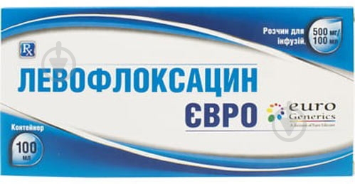 Левофлоксацин в конт. раствор 500 мг 100 мл - фото 1