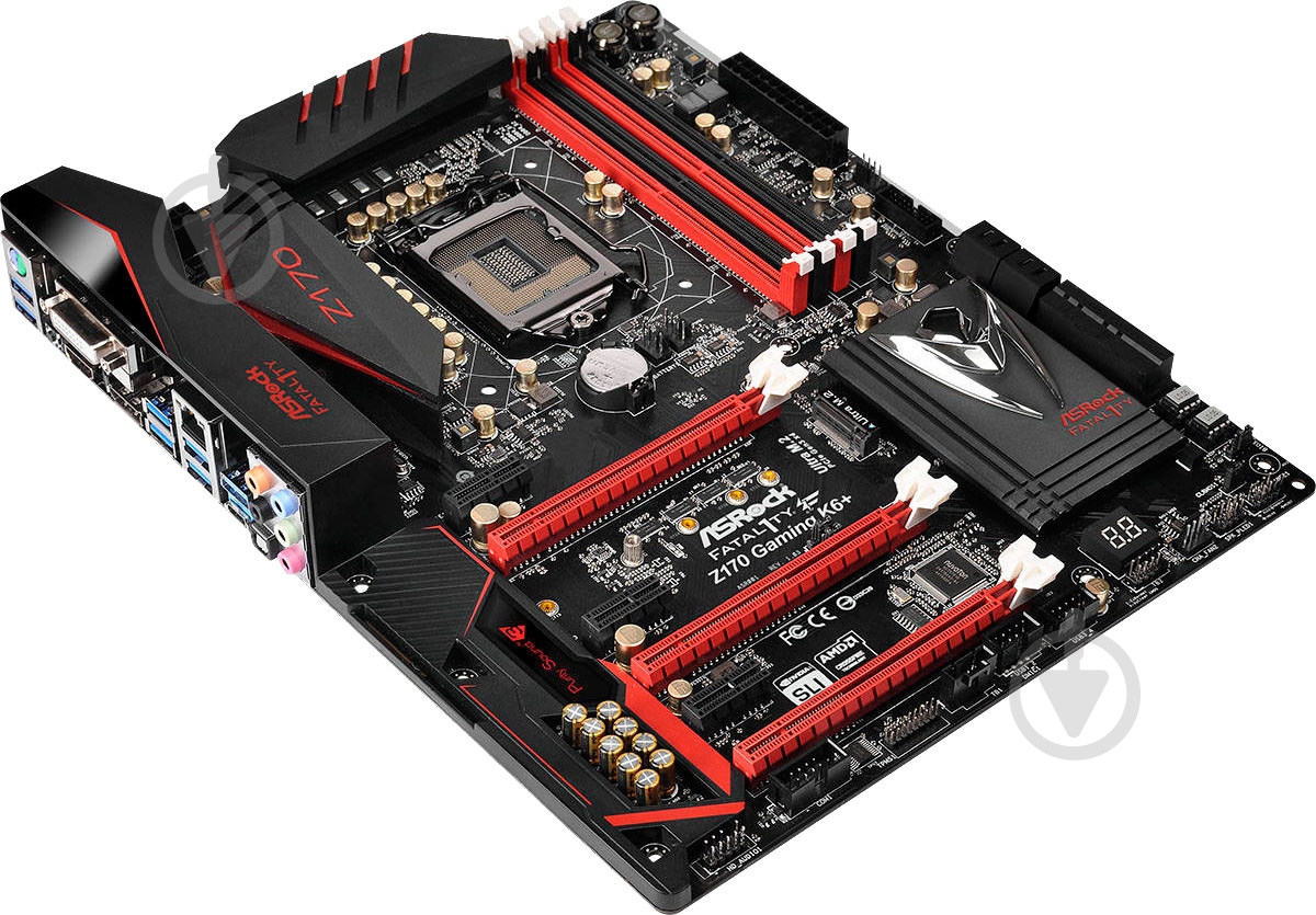 Материнская плата ASRock Z170_GAMING_K6_Plus (Socket 1151, Intel Z170, ATX) - фото 3 Материнская плата ASRock Z170_GAMING_K6_Plus (Socket 1151, Intel Z170, ATX) - фото 3